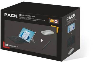 MICROSOFT PC Hybride / PC 2 en 1  Pack Surface Pro 8 Platine