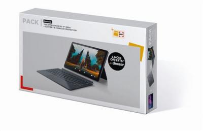 LENOVO Tablette tactile  PACK P11 AVEC CLAVIER DETACHABLE ET COQUE DE PROTECTION - 128GO NOIR WIFI