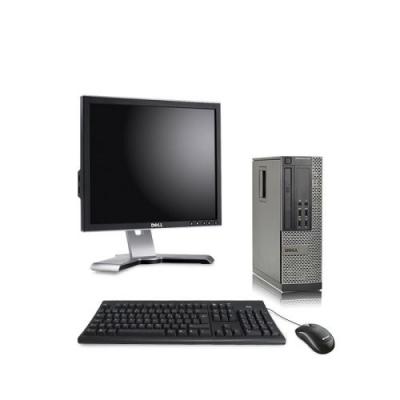 DELL Pc  Optiplex 7010 SFF + Ecran 22'' - Noir - Intel Core i5-3470 / 3.20 GHz - RAM 8 Go - HDD 500 Go - DVD - Gigabit Ethernet - Ubuntu - Linux 
