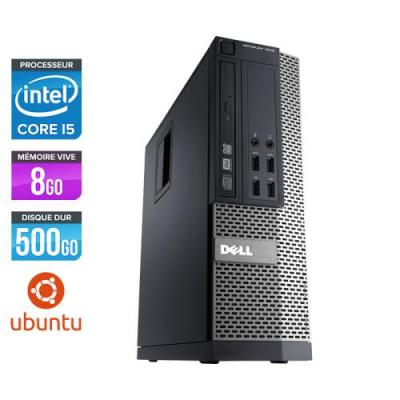 DELL Pc  Optiplex 790 SFF - Noir - Intel Core i5-2400 / 3.10 GHz - RAM 8 Go - HDD 500 Go - DVD - Gigabit Ethernet - Ubuntu - Linux 