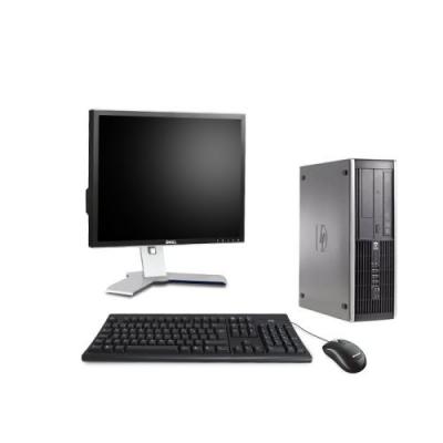 HP Pc  Elite 8200 SFF + Ecran 19'' - Noir - Intel Pentium G840 / 2.80 GHz - RAM 8 Go - HDD 500 Go - DVD - Gigabit Ethernet - Windows 7 Professionnel 
