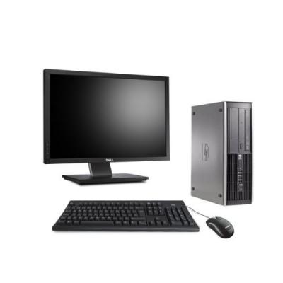HP Pc  Elite 8200 SFF + Ecran 22'' - Noir - Intel Pentium G840 / 2.80 GHz - RAM 4 Go - HDD 500 Go - DVD - Gigabit Ethernet - Windows 10 Professionnel 