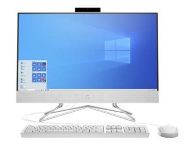 HP PC Tout en un  24-df0079nf 23.8"" AMD Athlon Silver 8 Go RAM 1 To SATA Blanc neige 