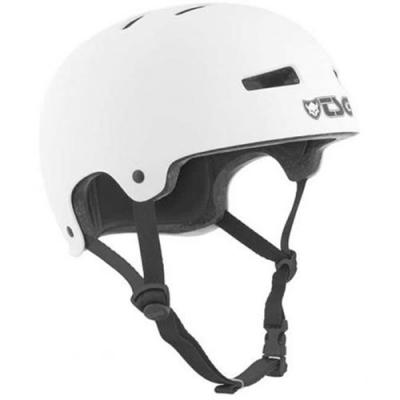 TSG  Homme Evolution Casque, Blanc (Satin white ), S/M (54-56cm) EU