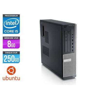 DELL Unit&eacute; centrale  Optiplex 790 Desktop - Noir - Intel Core i5-2400 / 3,10 GHz - RAM 8 Go - HDD 250 Go - DVD - Gigabit Ethernet - Ubuntu / Linux 