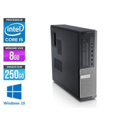 DELL Unit&eacute; centrale  Optiplex 790 Desktop - Noir - Intel Core i5-2400 / 3,10 GHz - RAM 8 Go - HDD 250 Go - DVD - Gigabit Ethernet - Windows 10 