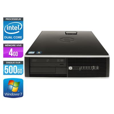 HP Unit&eacute; centrale  Elite 8200 SFF - Noir - Intel Pentium G840 / 2.80 GHz - RAM 4 Go - HDD 500 Go - DVD - Gigabit Ethernet - Windows 7 Professionnel 
