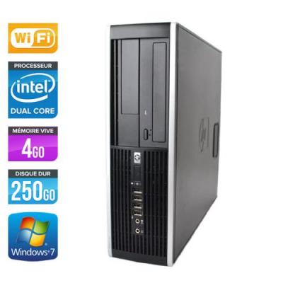 HP Unit&eacute; centrale  Elite 8300 SFF - Noir - Intel Pentium G870 / 3.10 GHz - RAM 4 Go - HDD 250 Go - DVD - Gigabit Ethernet - Wifi - Windows 7 Professionnel 