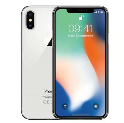 Apple iPhone X 64 Go 5,8 Argent Reconditionn&eacute; avec Batterie Neuve 