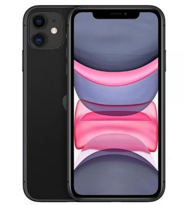 iPhone 11 6,1 128 Go Noir Reconditionn&eacute; avec BATTERIE NEUVE 