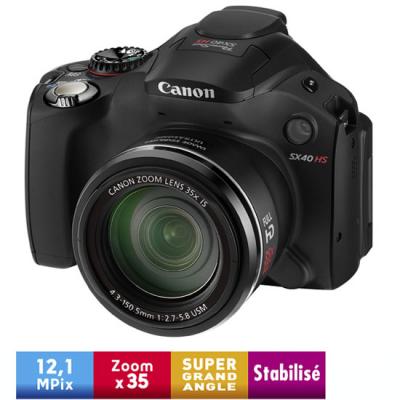 CANON  PowerShot SX40 HS Noir 