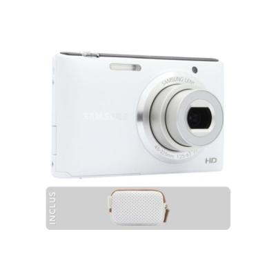 SAMSUNG Compact Num&eacute;rique  Pack ST73 blanc + Etui + Carte 4Go 