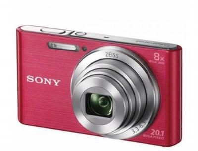 Compact Num&eacute;rique SONY Pack W830 rose + Housse + Carte 4Go 