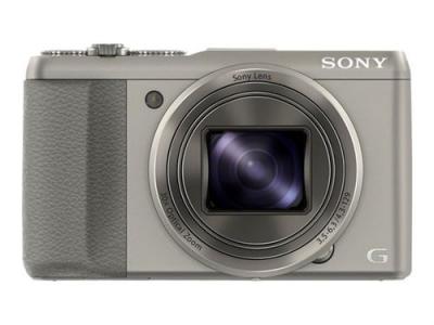 SONY  Cyber-shot DSC-HX50 - Appareil photo num&eacute;rique - compact - 20.4 MP - 30x zoom optique - Wireless LAN - argent 