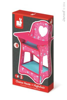 JANOD Chaise haute pour poup&eacute;e  Birdy Paradise