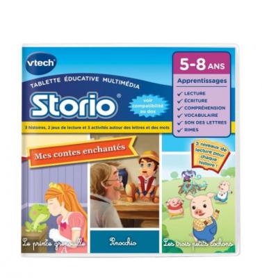 VTECH E.book anim&eacute; Storio Mes contes enchant&eacute;s (Pinocchio + 3 petits cochons + Le prince grenouille)  