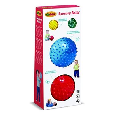 EDUSHAPE  - Ed 705179 - Jeu De Balle - Balles Sensorielles - Mod&egrave;le Al&eacute;atoire De 4