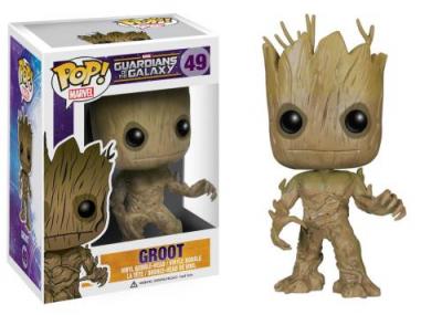 FUNKO Figurine Pop - Marvel Les Gardiens De La Galaxie - Groot -  Pop N&deg;49
