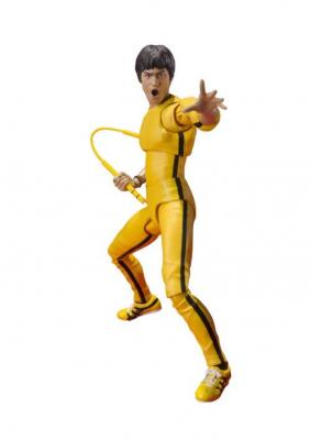 BANDAI S.h.figuarts Bruce Lee (yellow Track Suit) Approx. 140mm Pvc&abs Painted Fine Art Figure 