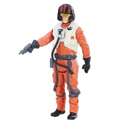 HASBRO Figurine star wars : force link : poe dameron (pilote de la r&eacute;sistance)  
