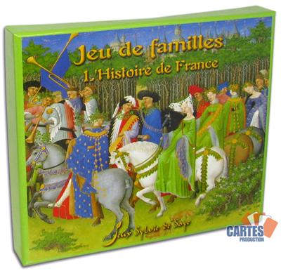  Jeu des 12 familles L'HISTOIRE DE FRANCE - jeu de 50 cartes &ndash; avec un livret explicatif 