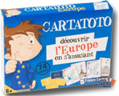 FRANCE CARTES Jeu de 74 cartes : Cartatoto l'Europe 