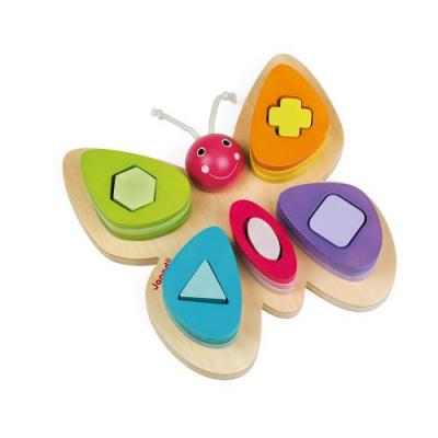 JANOD  - Papillon des Formes I wood (bois) - D&egrave;s 18 Mois