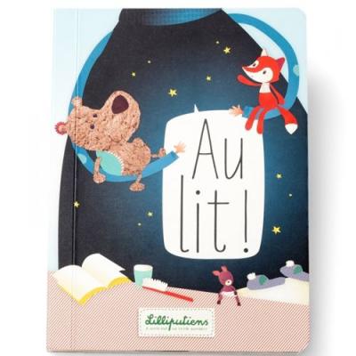 LILLIPUTIENS Livre b&eacute;b&eacute; au lit ! en fran&ccedil;ais -  
