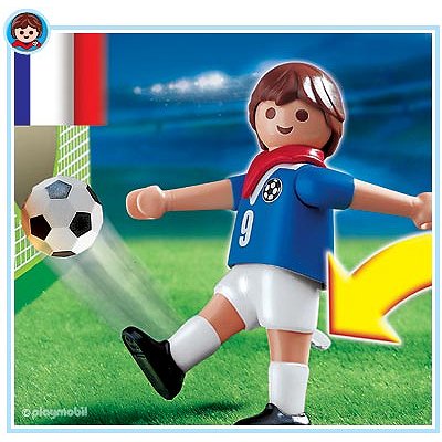 Playmobil - 4710 - les sportifs - joueur football fran&ccedil;ais 4710