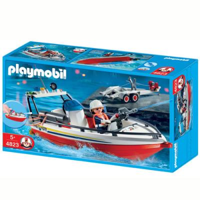 Playmobil 4823 Bateau de pompier 