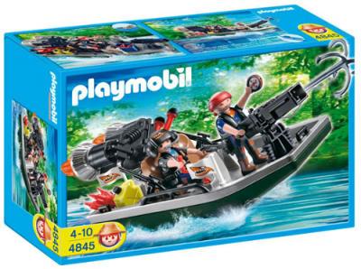 Playmobil City Action 4845 - Bateau &Agrave; Canon Et Voleurs