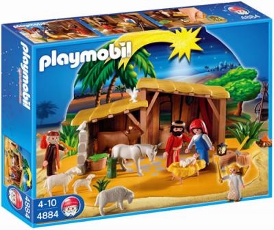 PLAYMOBIL - Grande Cr&egrave;che - 5 personnages - 8 animaux - Accessoires - Mixte - A partir de 4 ans