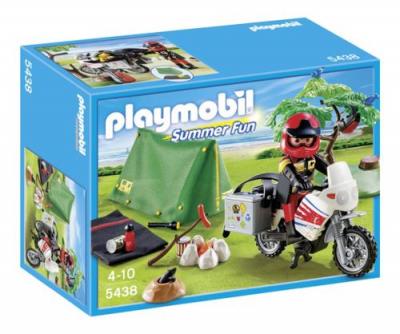 Playmobil 5438 Summer FunMotard et tente de camping 