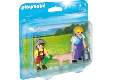 Playmobil Country 5514 - Duo Paysanne Et Enfant
