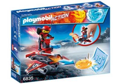 Playmobil Action 6835 Andro&iuml;de de feu avec lance-disques