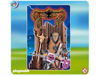 Playmobil Chevaliers 4774 - Citadelle Des Barbares Transportable