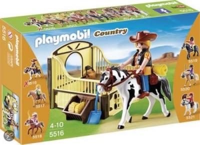 Playmobil Country 5516 Cheval et aventuri&egrave;re 