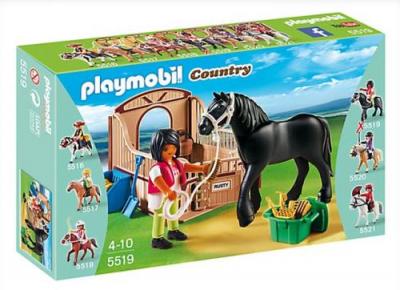 PLAYMOBIL 5519  Cheval Frison et &Eacute;cuy&egrave;re