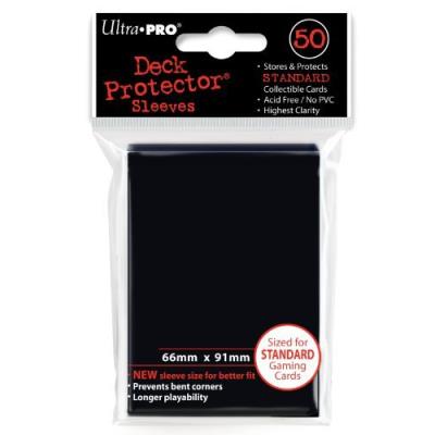 ULTRA PRO  - Standard Black Deck Protectors - pack 50