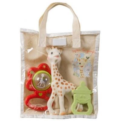 VULLI SOPHIE LA GIRAFE Sac Cadeau B&eacute;b&eacute; Coton Coloris Al&eacute;atoire