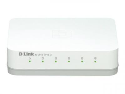 D LINK SYSTEMS D-Link GO-SW-5G - Commutateur - non g&eacute;r&eacute; - 5 x 10/100/1000 - de bureau
