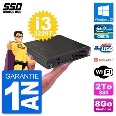 LENOVO  ThinkCentre M72e Tiny - 8Go RAM - 2To