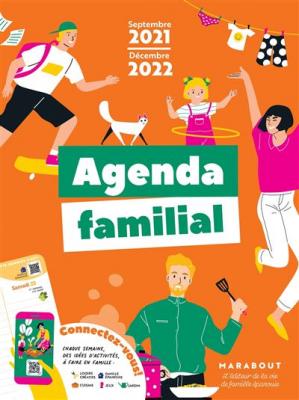 MARABOUT Agenda familial : septembre 2021-d&eacute;cembre 2022