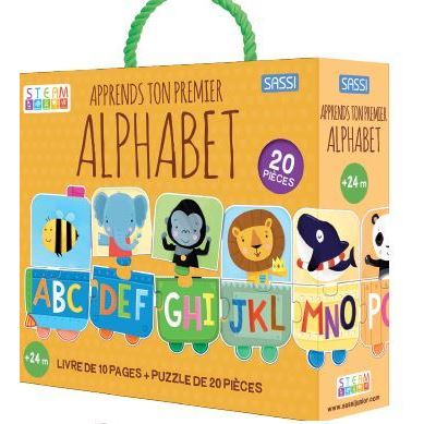 [SASSI EDITORE] Apprends Ton Premier Alphabet - Avec Un Puzzle 20 P&icirc;&egrave;ces