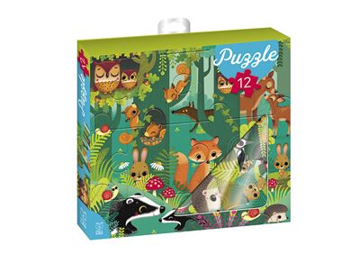 [LITO] Ma boite &agrave; puzzle 12pi&egrave;ces- Les animaux - d&egrave;s 3 ans