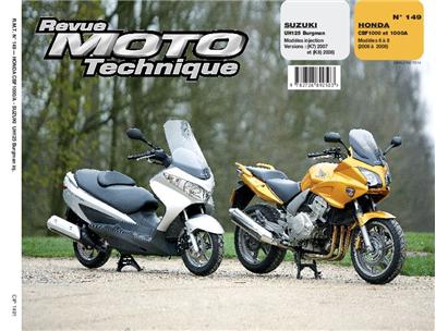 ETAI Revue Technique Moto Uz Uh125 Burg Inj 07-08ethon Cbf1000 06-08