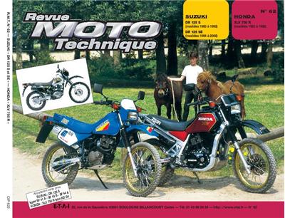 [EDITIONS TECHNIQUES POUR L AUTOMOBILE ET L INDUSTRIE] Revue Moto Technique 62.2 Suzuki DR 125 S / Honda XLV 750 RD - RF