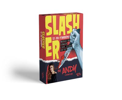 [404 EDITIONS] Slasher : le jeu d'enqu&ecirc;te by Andy - Jeu de soci&eacute;t&eacute; de 2 &agrave; 6 joueurs - D&egrave;s 14 ans
