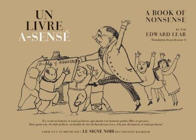 Un Livre A-Sens&eacute; - Edition Bilingue Fran&ccedil;ais-Anglais