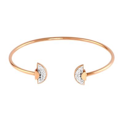 CLEOR Bracelets  Bracelet en acier et cristal